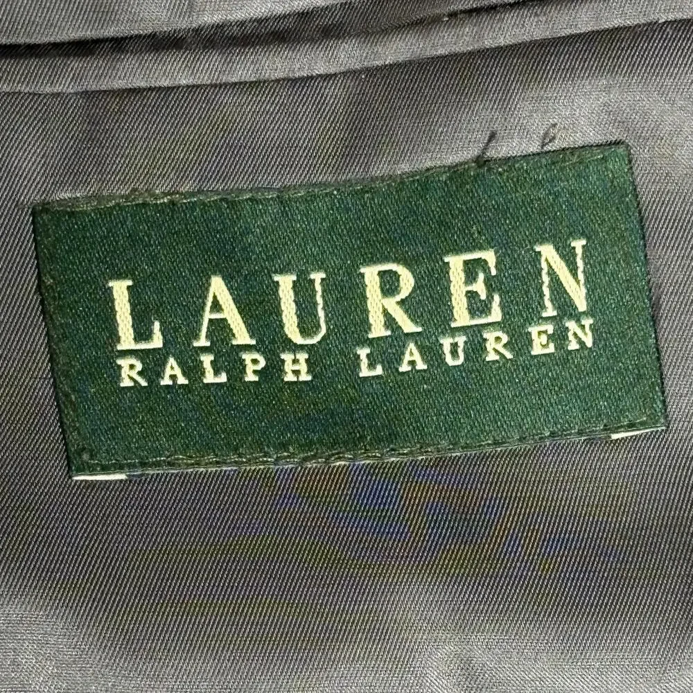 Lauren Ralph Lauren Blazer Mens 44L Wool Herringbone Sport Coat Jacket Classic